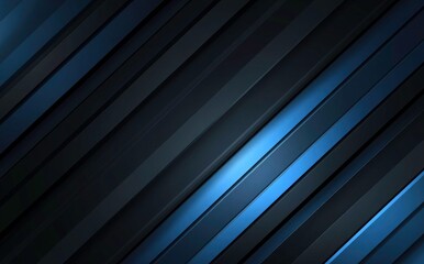 Obraz premium Abstract diagonal lines in dark blue and black create a modern design.