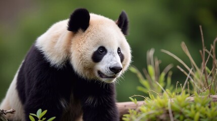 Fototapeta premium Sweet Beauty Panda 