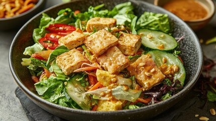 Gado Gado Salad with Peanut Dressing