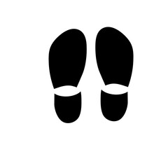 Human footprint illustration