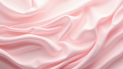 Fototapeta premium 파워포인트 ppt 기획서 보고서 레포트 분홍 3d 템플릿 배경 화면 백그라운드 핑크 옷감 실크 소재 깔끔한 심플한 추상 곡선 매끄러운 라인 시트 공간 미래 디지털
