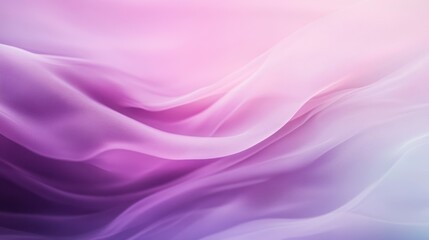 Fototapeta premium Ethereal Flow: An artistic display, swirling together hues of violet, and light to invoke a sense of serenity and beauty. The delicate folds and curves create a soothing texture. 