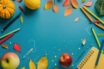 Vibrant Color Picture of Modern Back to School Celebration Editable Flyer Design