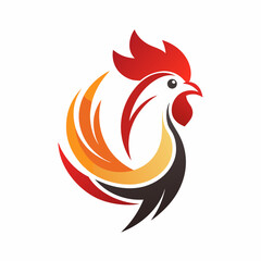 rooster vector illustration