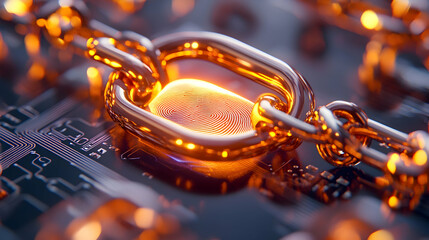 Fingerprint Security Chain Circuit