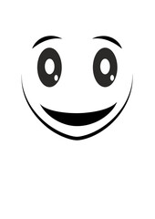 colour svg vector, smile face, heart icon