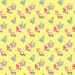 Allover textile fabric print seamless pattern abastract background tiles wallpaper