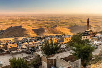 View of Mesopotamian plains from Mardin, Turkey