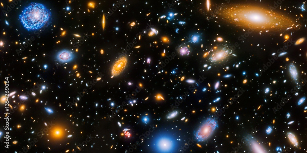 Wall mural cosmic dance: capturing the ethereal movement and wonder of the universe.