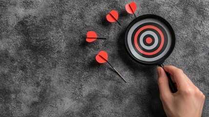 Focusing on the target