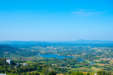 Landscape pictures of mountains and nature at at Khao Kho, viewpoint  Phetchabun in Thailand