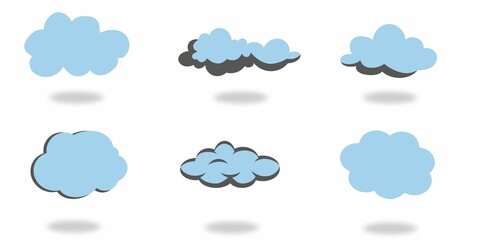 Clouds icons set, clouds icon, icons of clouds, clouds, weather icons set, weather 