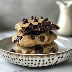 Cookie with chocolate chips
