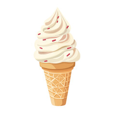 ice cream on a transparent background