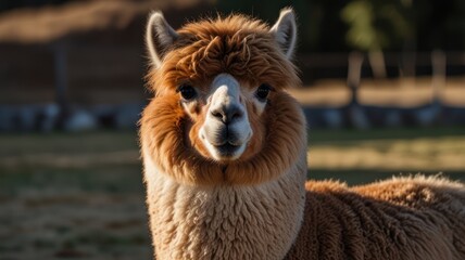 Obraz premium Close-up of an alpaca (1)
