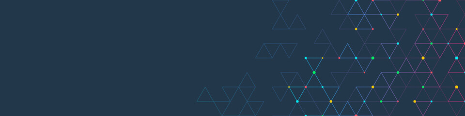 Abstract background with a geometric pattern of triangle shapes. Graphic design element 