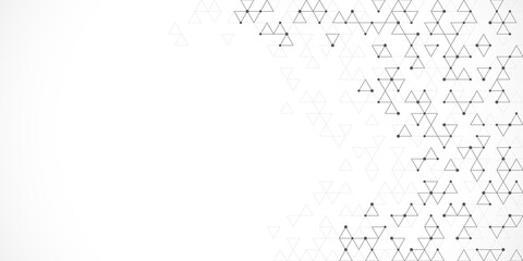 Abstract background with a geometric pattern of triangle shapes. Graphic design element 
