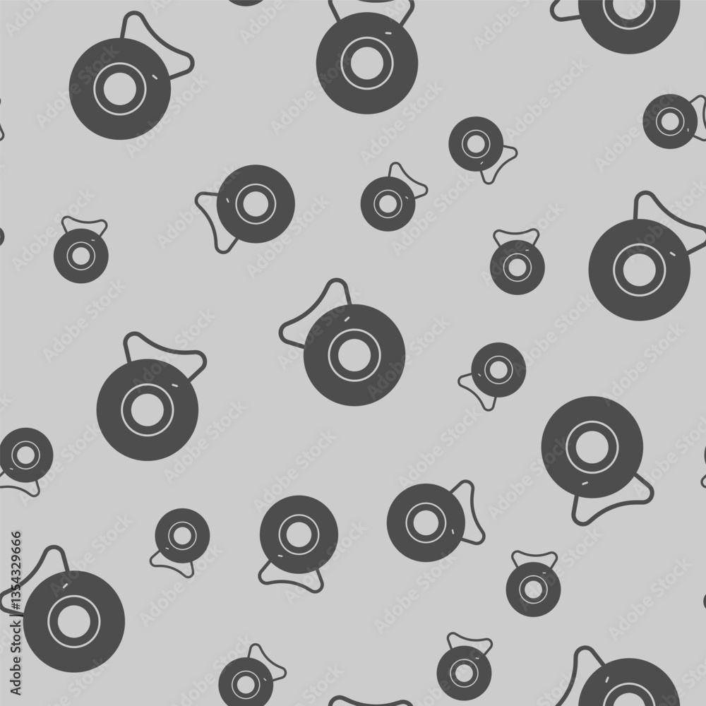 Poster web camera solid seamless pattern, remote work theme. vector graphics. video call recording device f