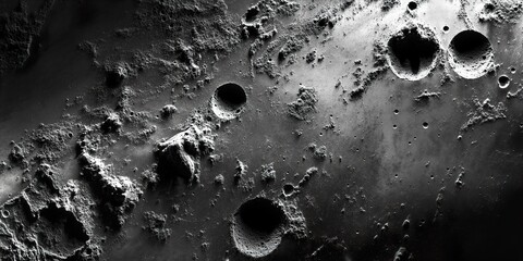 Lunar Dust Simulation: Scattered Particles Evoking the Moon's Surface and Texture
