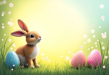 Fototapeta premium Happy Easter card