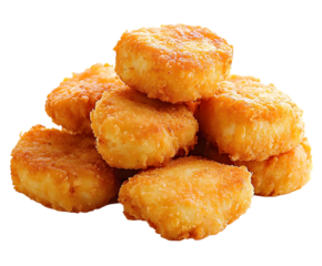 fried chicken nuggets, png