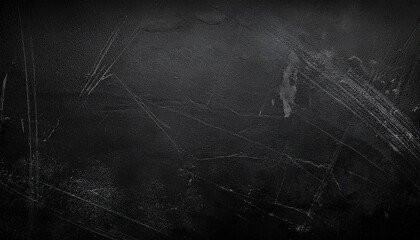 textured black paper background with scratches and shabby stains