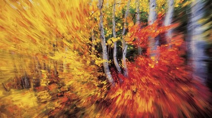 Autumnal Explosion: A Whirlwind of Fall Colors