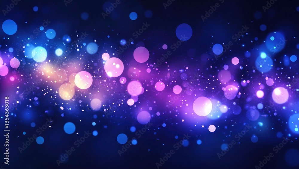 Poster abstract bokeh background with vibrant colors