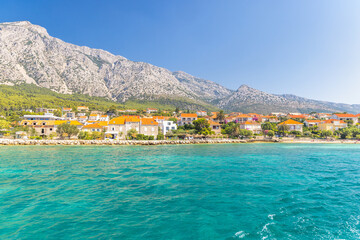 Sea coast of the Peljesac Peninsula in Croatia, Europe. Idyllic Coastal Village: Scenic view of a...