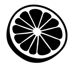 Fresh slices of lemon and orange isolated on white background with vibrant yellow and orange colors