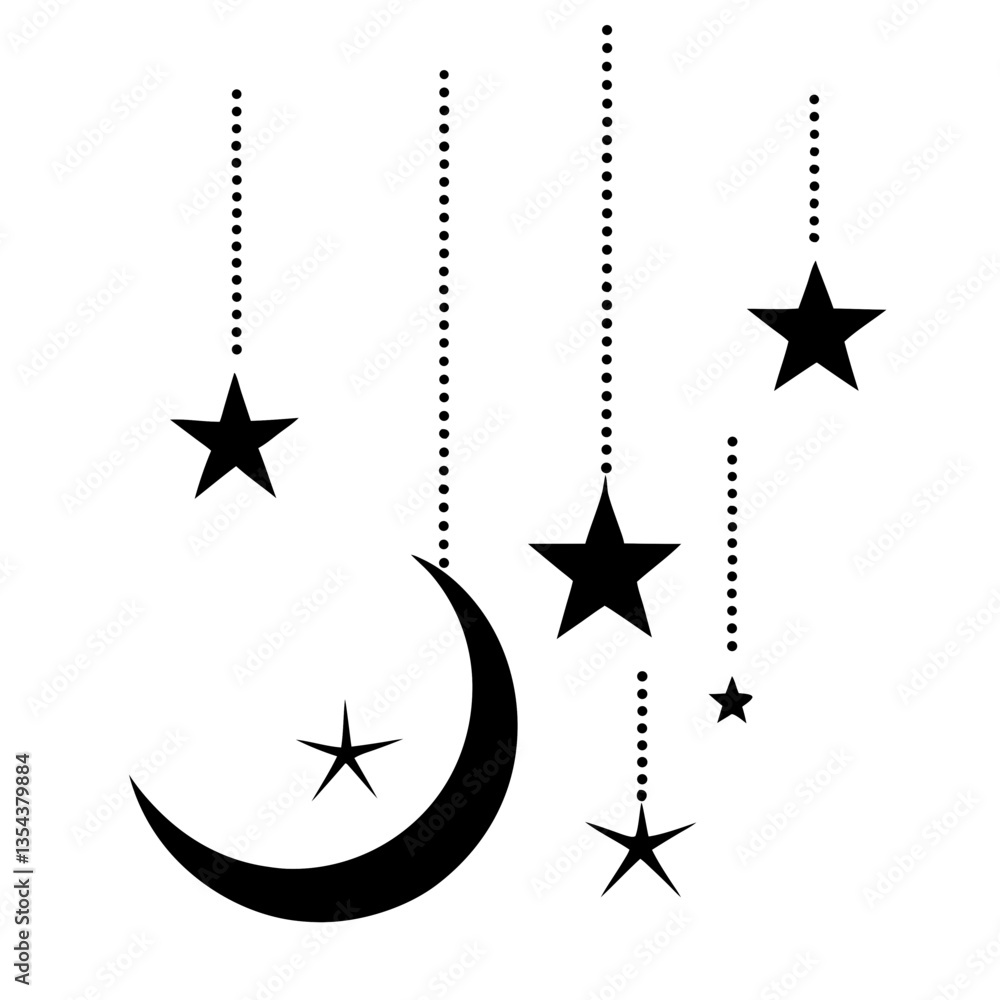 Poster a vector set of compass illustrations with stars and design elements, including symbols, shapes, and