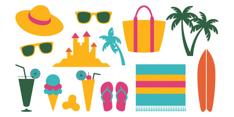 Beach Bliss A Crisp Silhouette Collection of Summer Essentials