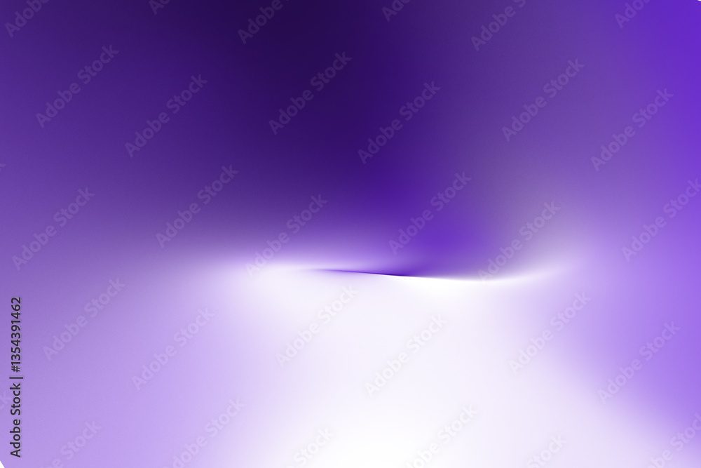 Poster modern bright abstract dynamic line wave curve soft light gradient neon purple blue on black backgro