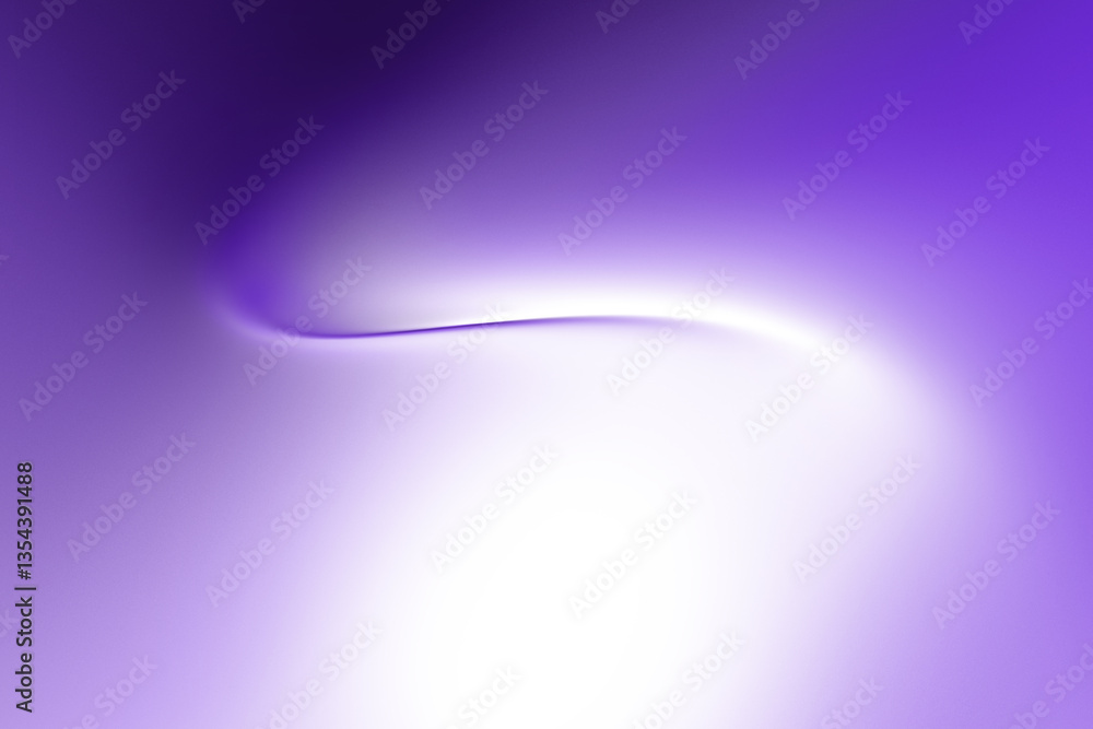 Poster modern bright abstract dynamic line wave curve soft light gradient neon purple blue on black backgro