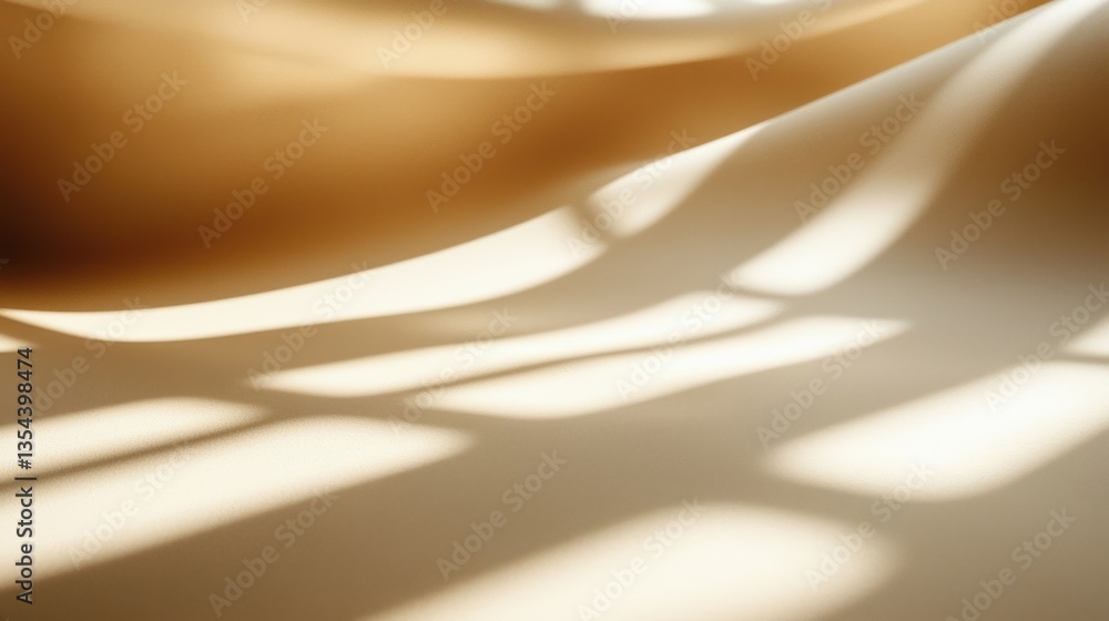 Poster smooth beige mocha paper layers create soft shadows and a calming atmosphere for creative projects