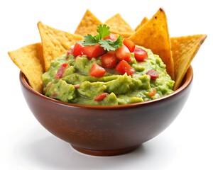 guacamole and chips