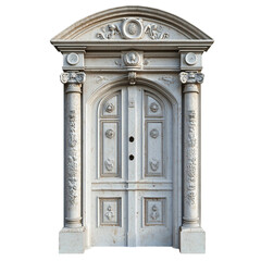 Obraz premium Elegant Ornate Marble Doorway Classic Architecture Design