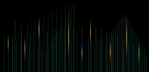 Fototapeta premium The dynamic light streaks create a futuristic and modern aesthetic, ideal for technology themes, music visuals, data visualization, and sci-fi-inspired designs.