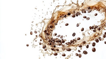 Coffee Bean Splash