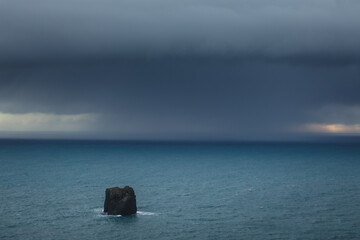 Iceland's diverse landscape features majestic mountains, dramatic coastlines, glaciers, and...