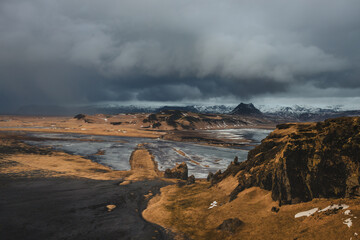 Iceland's diverse landscape features majestic mountains, dramatic coastlines, glaciers, and volcanic fields. A land of contrasts, where fire meets ice, offering breathtaking views for nature and trave