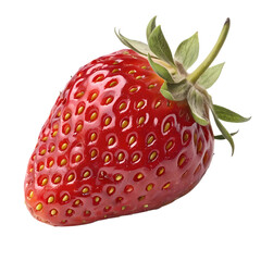 strawberry isolated on white transparent background PNG 