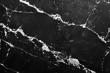 High-Quality Black Marble Texture Background