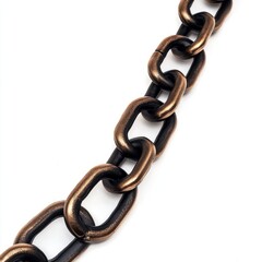 Obraz premium Generic Liberty Chain Scene Black Background. Link