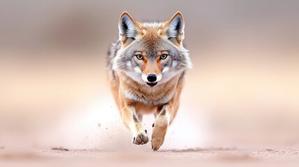 Obraz premium Coyote in Motion