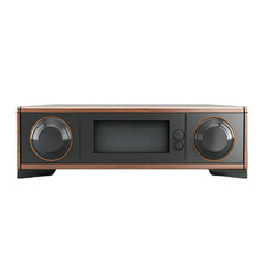 Retro Modern Wooden Radio Design Stylish Audio Device