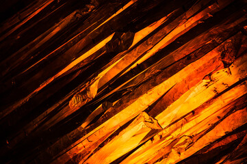 backlit Calcite orange colorful texture background