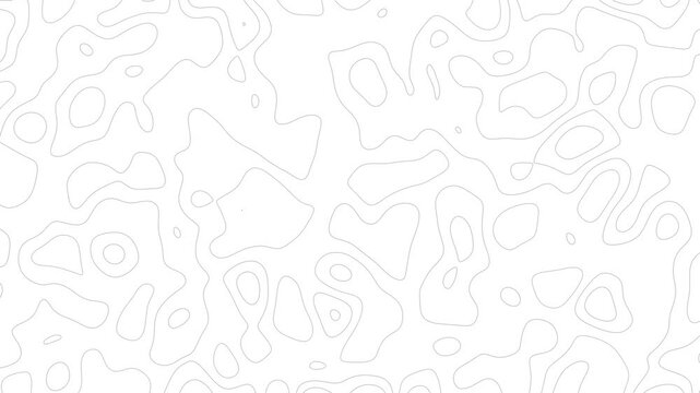 Abstract topographic contour map motion 4k background animation video
