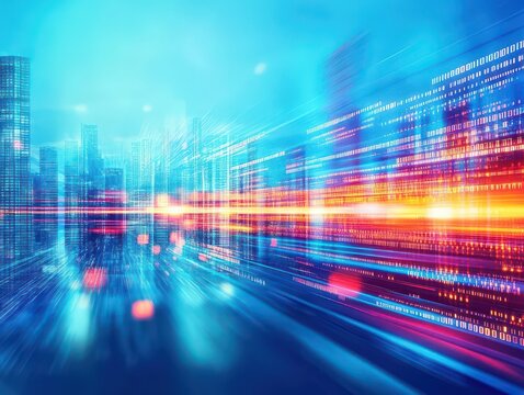 abstract blur business background illustration technology finance, strategy teamwork, leadership innovation abstract blur business background