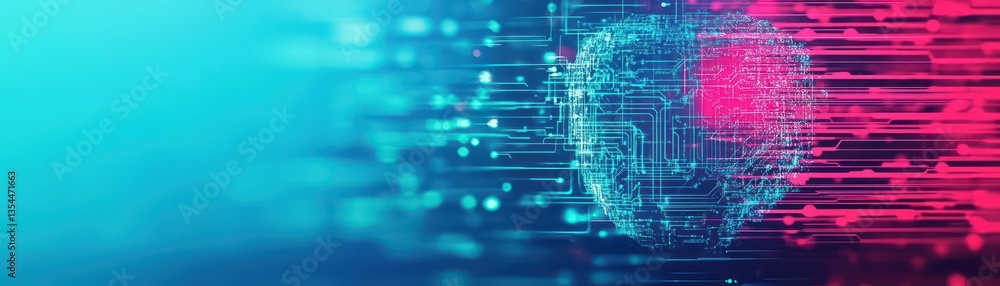 Poster AI and computing concept